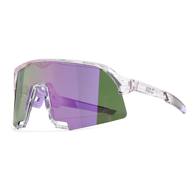 Óculos Esportivo Speed UV400 Inpace - Transparente/Roxo