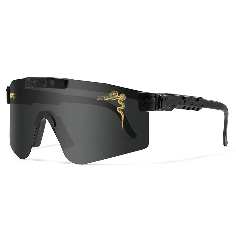 Óculos Esportivo Windproof MTB UV400 Inpace - Preto/Fumê