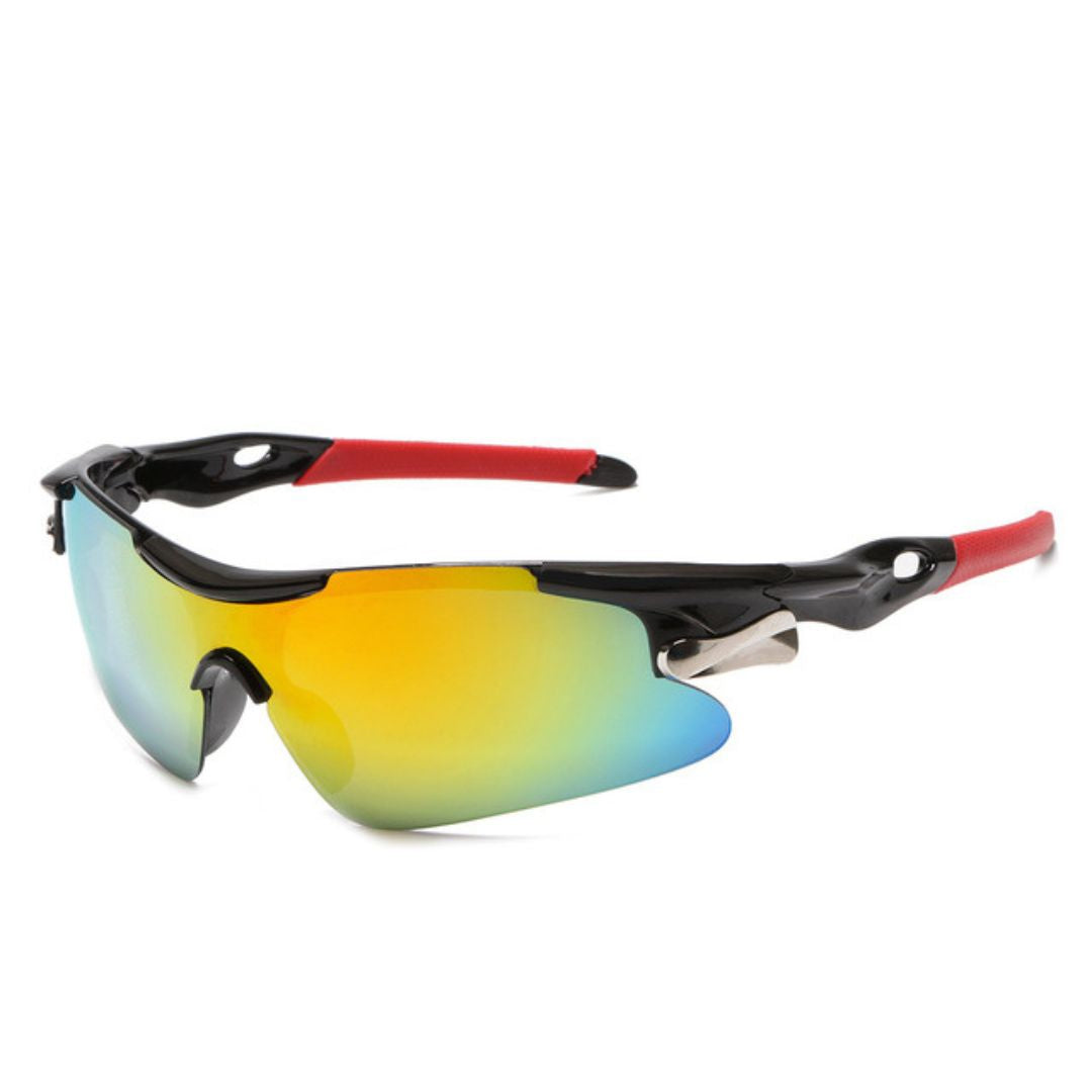 Óculos Esportivo Espelhado UV400 Inpace - Preto/Amarelo