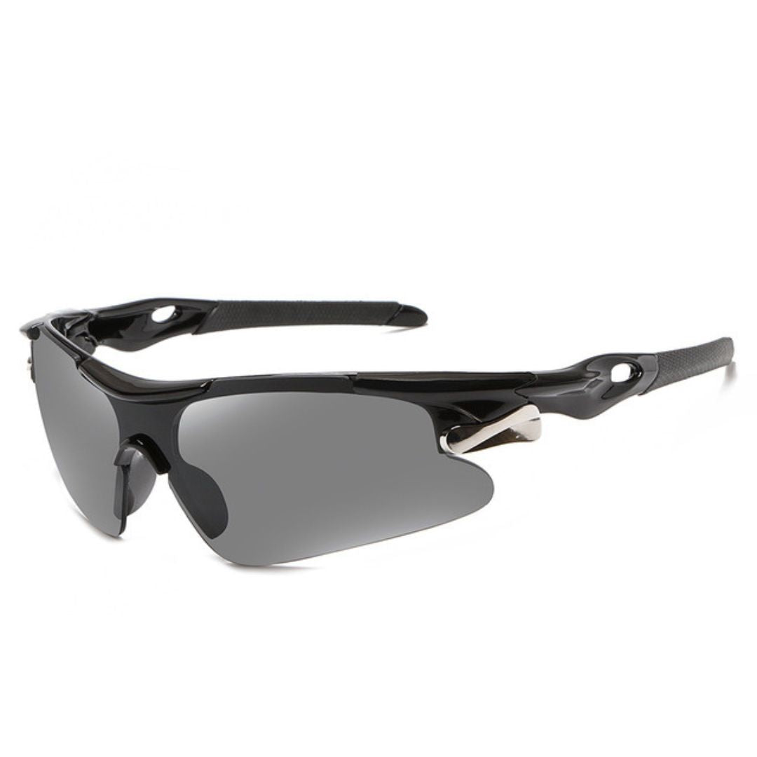 Óculos Esportivo Espelhado UV400 Inpace - Preto/Fumê