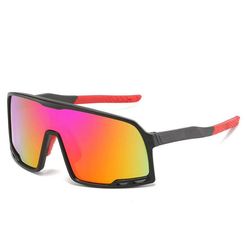Óculos Esportivo Big Frame UV400 Inpace - Preto/Vermelho