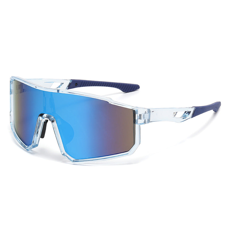 Óculos Esportivo TrailShield Max UV400 Inpace - Transparente/Azul