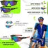 Óculos Pace Ciclismo Pesca UV400 Inpace - Preto e Verde