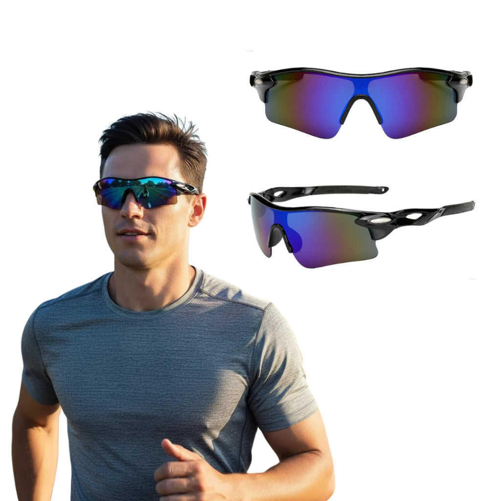 Óculos Esportivo Versatile UV400 Inpace - Preto/Colorido