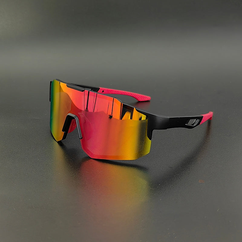 Óculos REVO Sem Aro UV400 Inpace - Preto/Vermelho