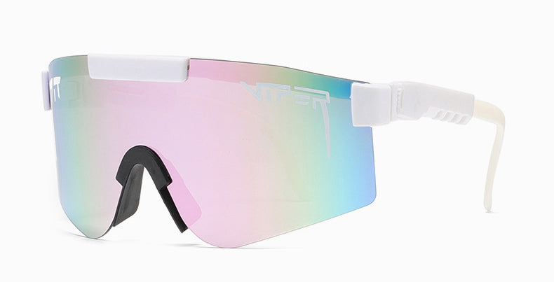 Óculos Esportivo Viper UV400 Inpace - Branco/Rosa