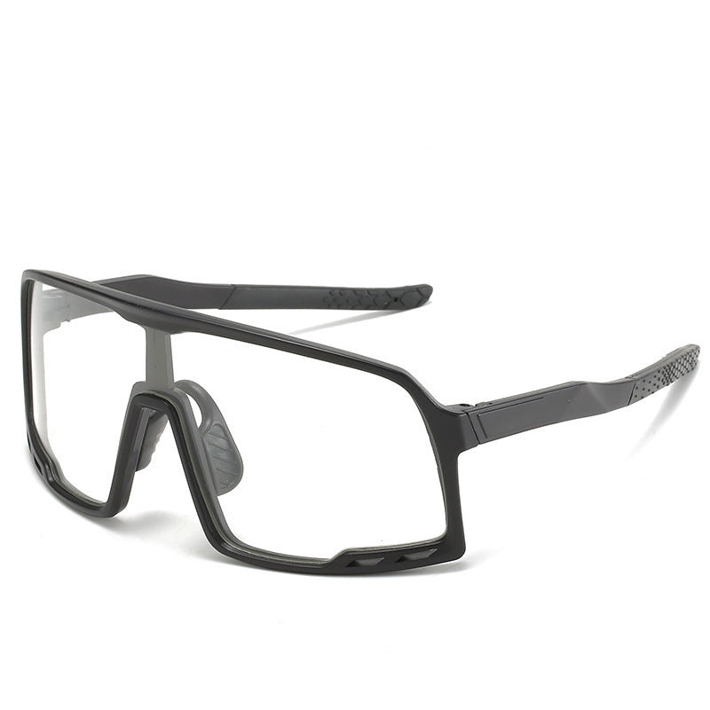 Óculos Esportivo Big Frame UV400 Inpace - Preto/Transparente