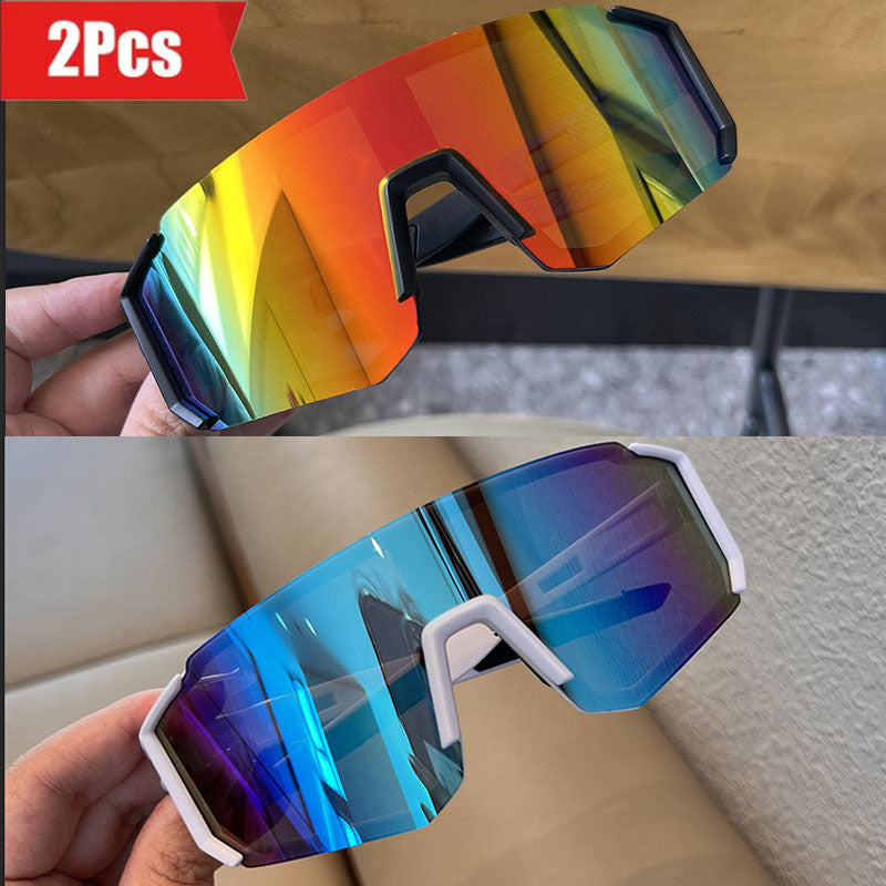 Kit 2 Óculos WindGuard Duo UV400 Inpace - Kit Laranja + Azul