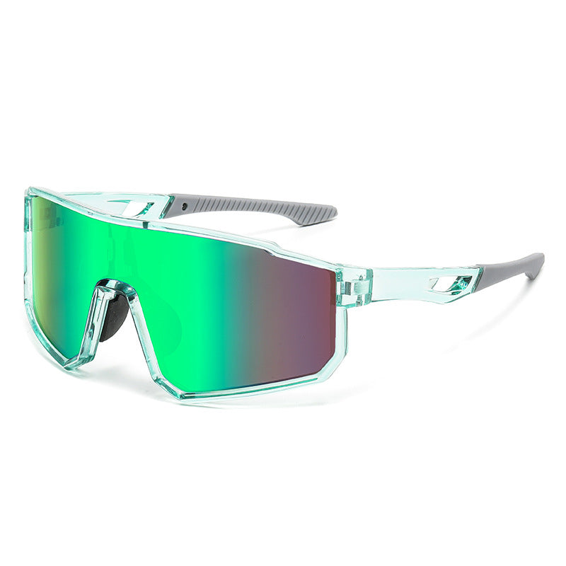 Óculos Esportivo TrailShield Max UV400 Inpace - Transparente/Verde